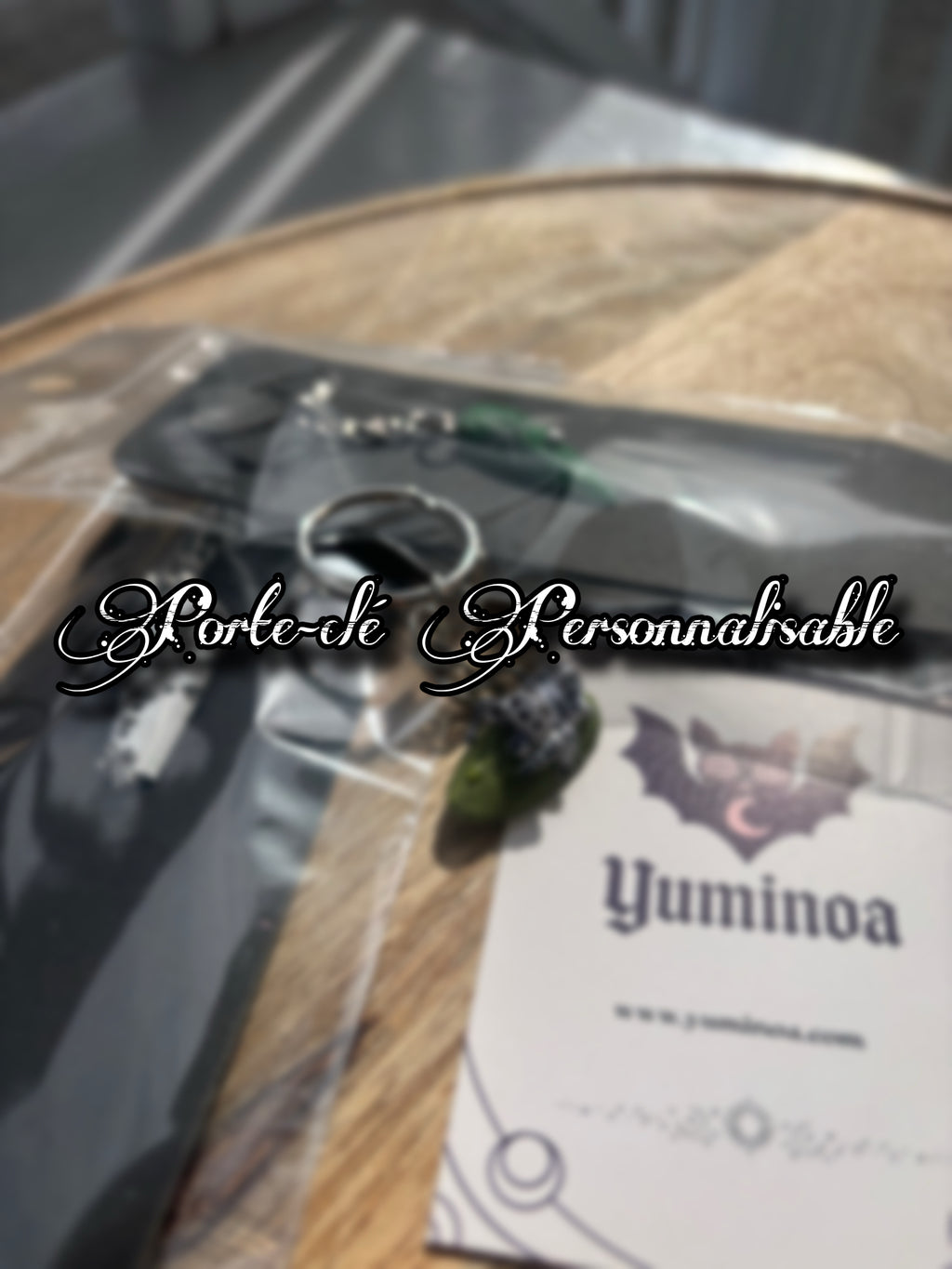 ✿ Porte-clé personnalisable – à scanner